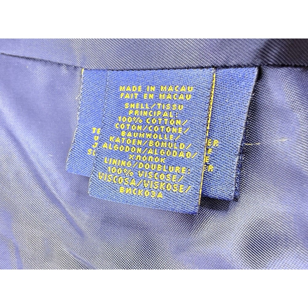 Rare Vintage Rugby Ralph Lauren Patchwork Blazer Size Medium - Picture 16 of 16